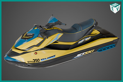Jet Ski 02 Yellow Textures