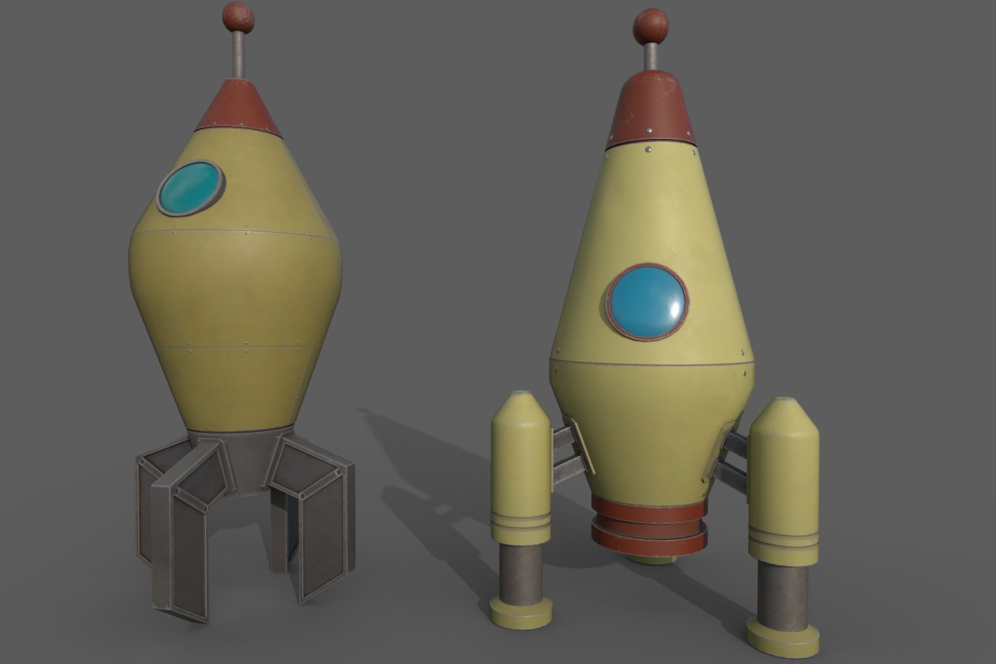 Space Rocket | 3D Props | Unity Asset Store