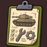 Military Logistics Equipment Maintenance Supplies Icons Pack