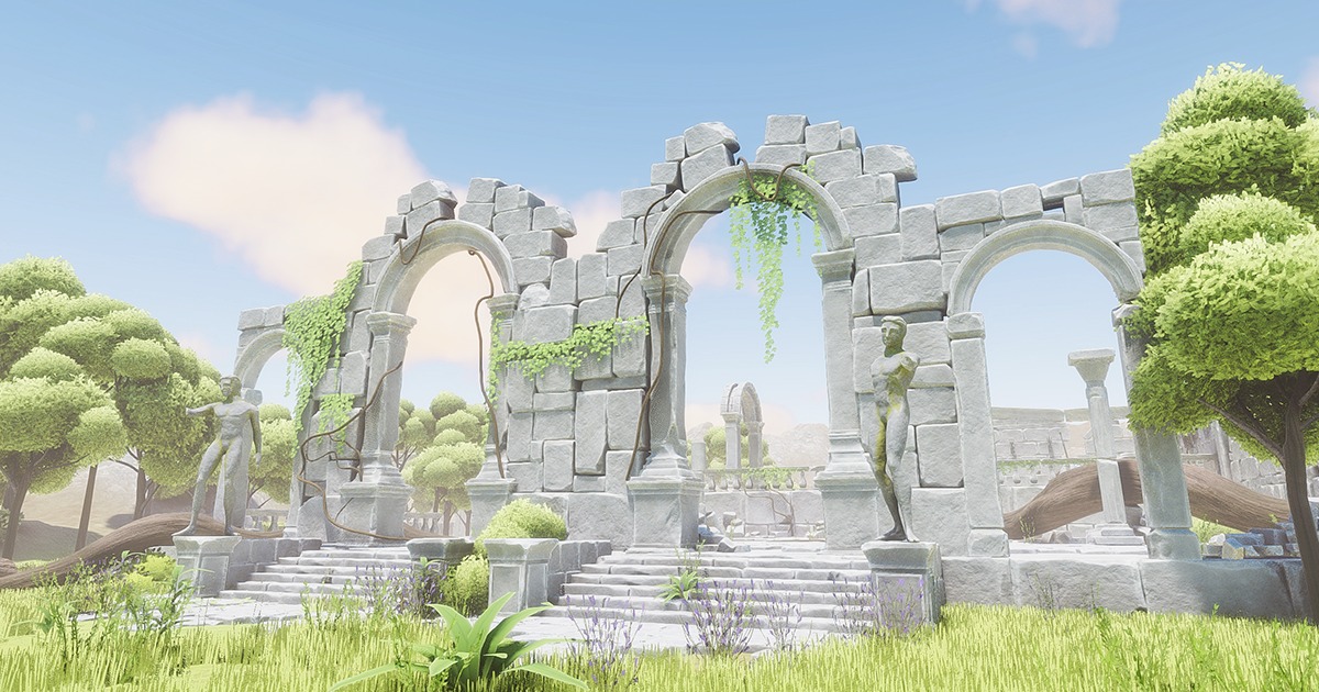 Ancient Textures Unity Idyllic Ancient Ruins (v2) | 3D Fantasy | Unity Asset Store