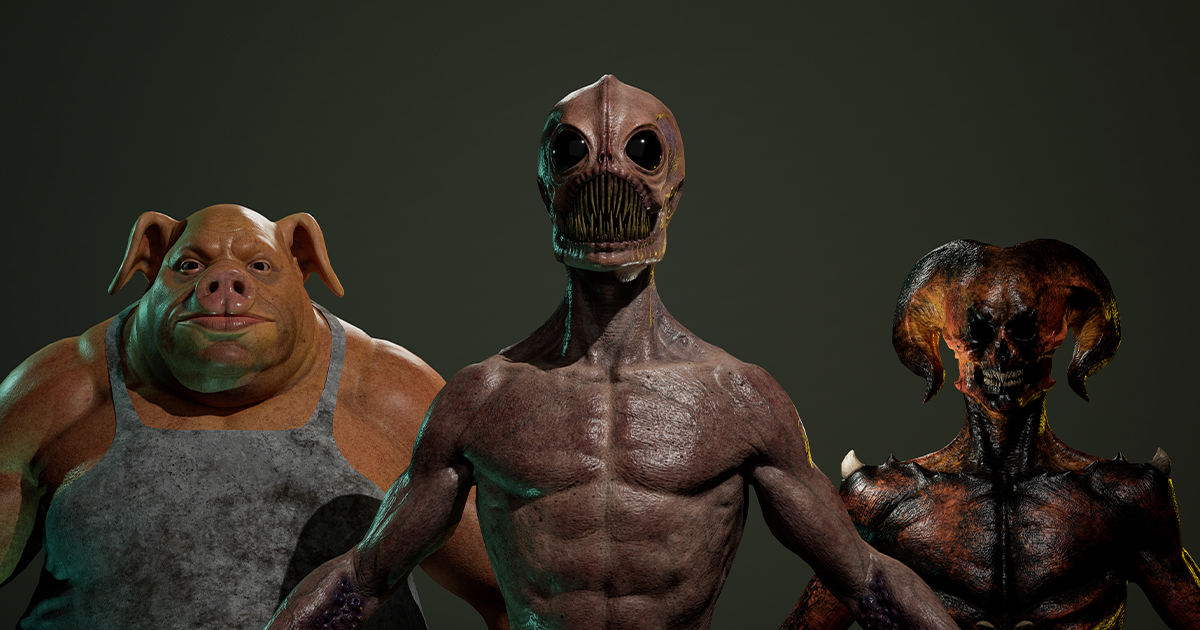 Monster Bundle Pack 1 | Characters | Unity Asset Store