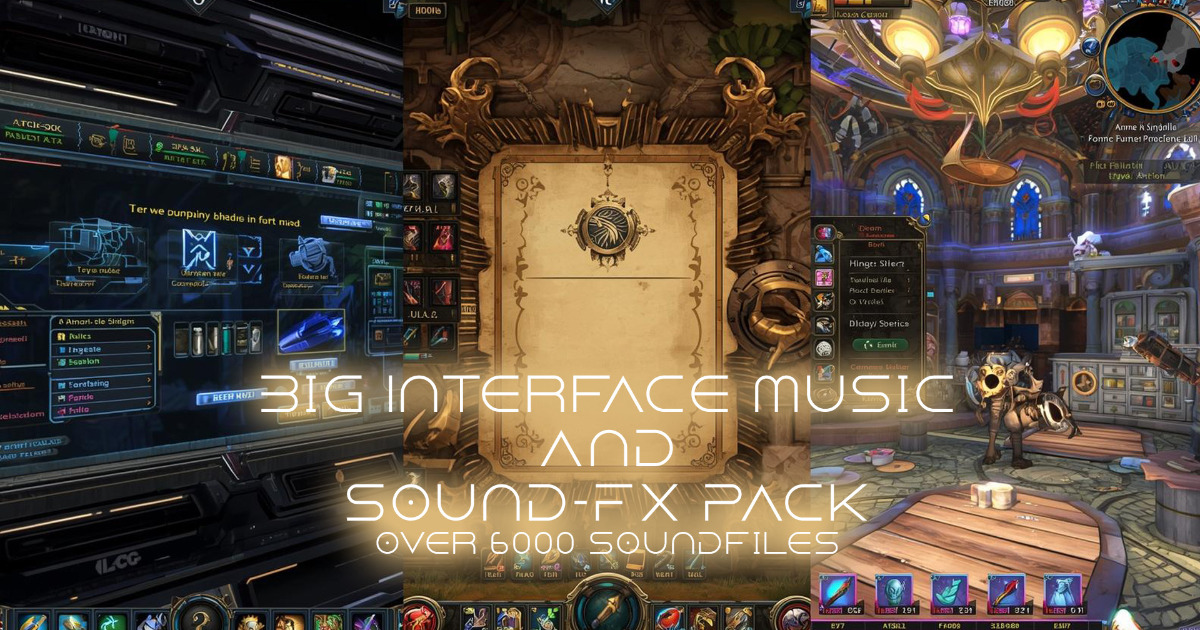 Big Interface Music and Sound FX Pack | Audio Sound FX | Unity Asset Store