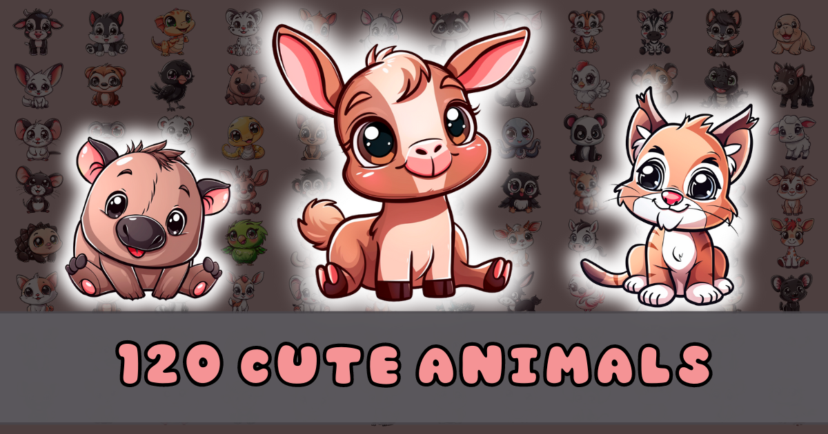 Python 2d Animal 120 Cute Animals - 2D Asset Pack for Games and Apps | 2D 角色 | Unity ...