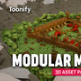 Modular Low Poly Medieval - Fort Kit
