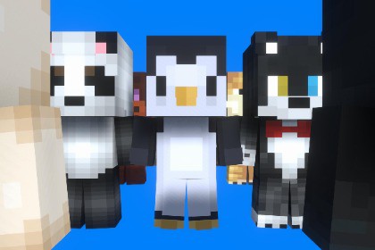 Stylized Voxel Chibi Pets