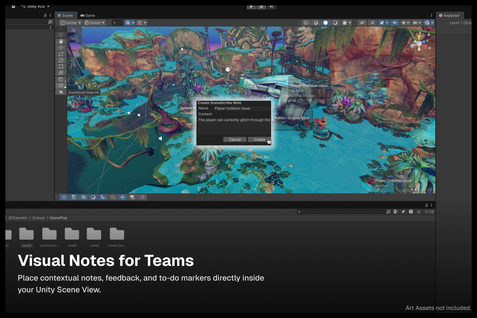 SceneScribe - Scene Note System | レベルデザイン | Unity Asset Store