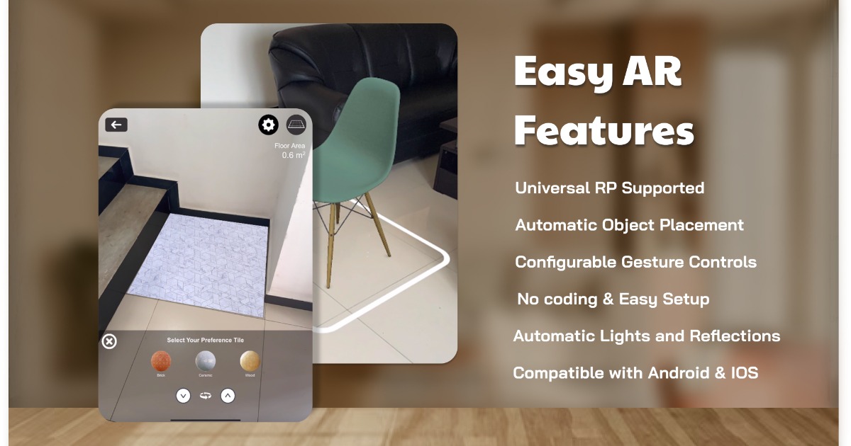 Easy AR (URP): Make Awesome AR Apps Without Coding | Integration ...