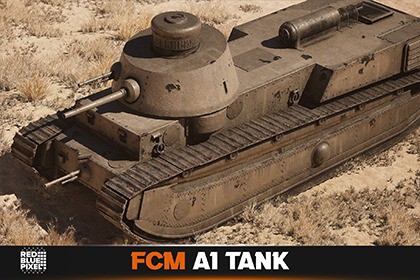 WW1 FCM A1 Vehicle/Tank