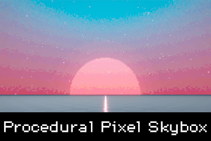 Procedural Pixel Skybox