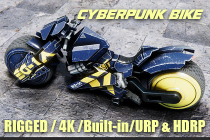 Cyberpunk Bike /rigged