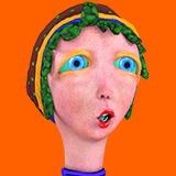 Funky Cartoon Woman - Cutsy