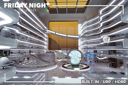 Futuristic Environment Kit Vol.1 – Sci-Fi Mega Mall