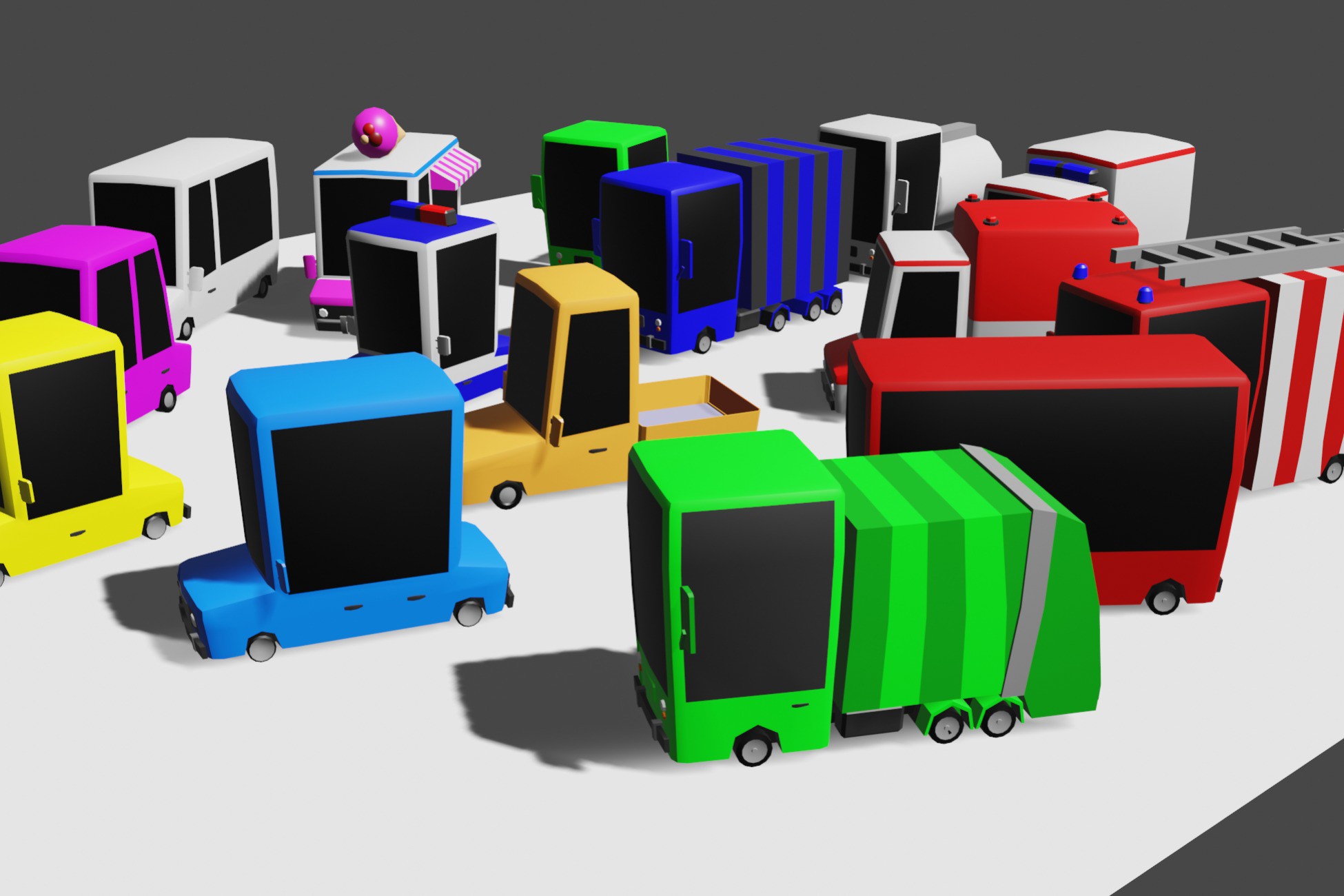 Unity Asset Vehicles Cartoon Vehicles | 3D Land | Unity Asset Store
