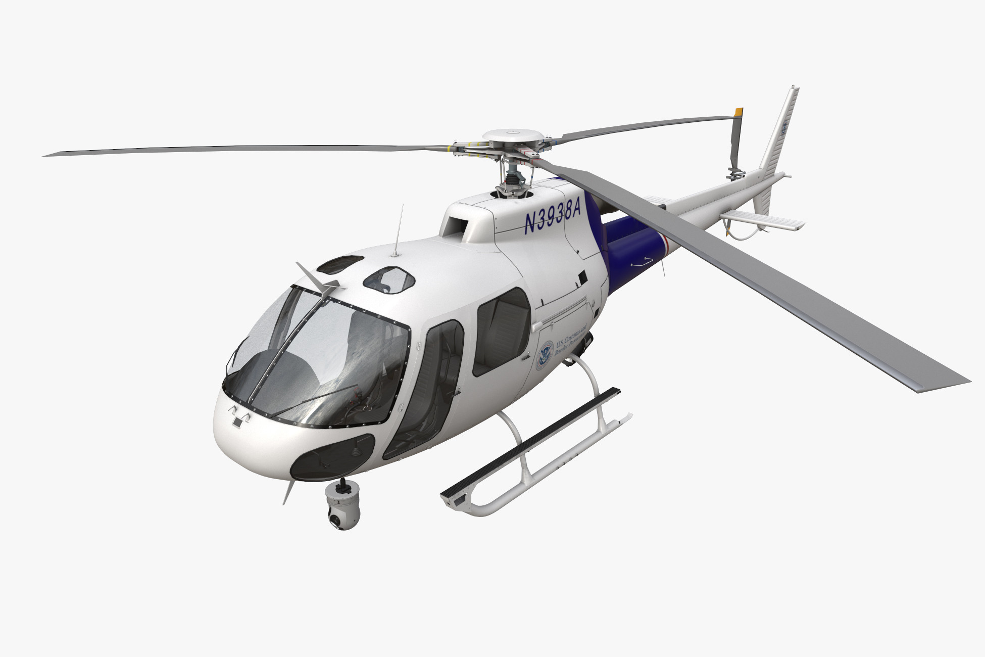 AS-350 U.S. Customs and Border Protection | 3D Air | Unity Asset Store