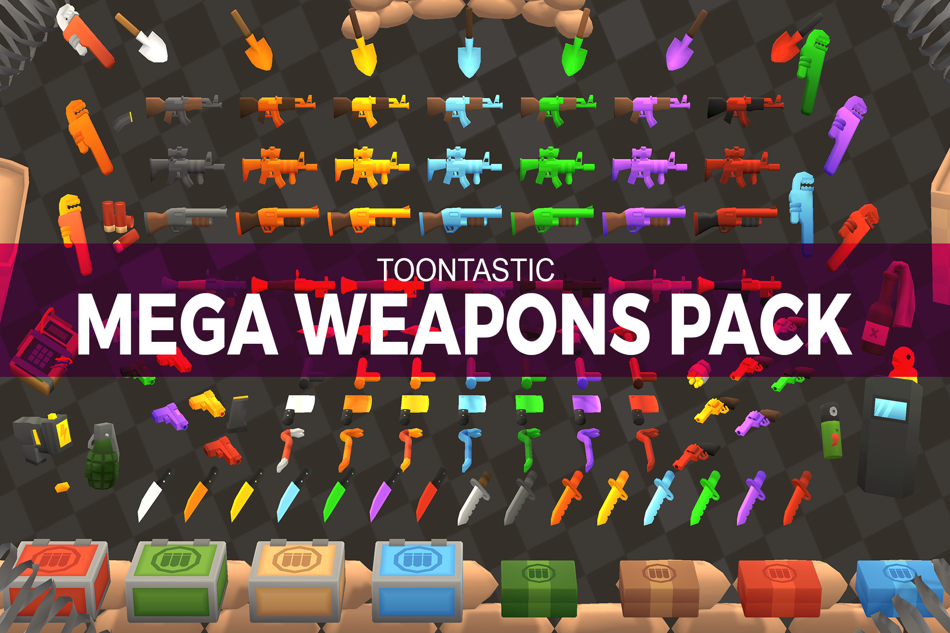 ToonTastic - Mega Weapons Pack | 3D Weapons | Unity Asset Store