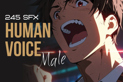 Male Human Voice Pack - SFX