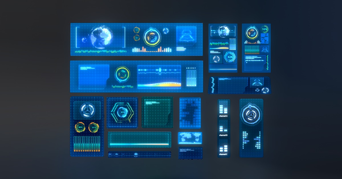 Sci-Fi HUD Panels | VFX Shaders | Unity Asset Store