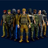 Modular military character