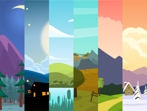 Entity Background Parallax Background Set | 2D Environments | Unity Asset Store