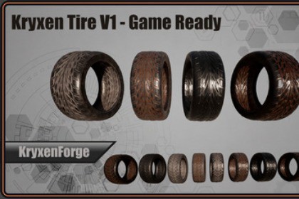 Kryxen Tire V1 - Game Ready