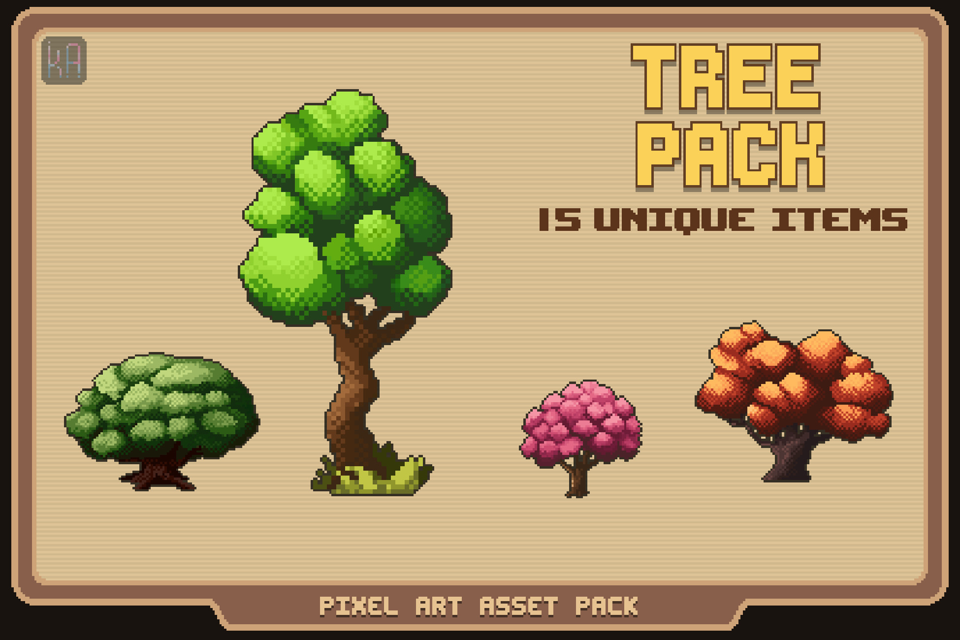 Unity Skill Tree 2d Pixel Art Tree Pack | 2D Environments | Unity Asset Store
