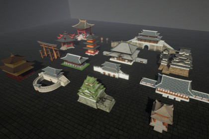 Asian Ancient Buildings