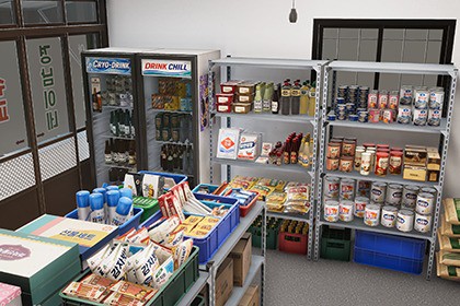 Retro Korean Supermarket