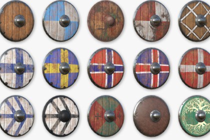 25 Viking Shields - Collection