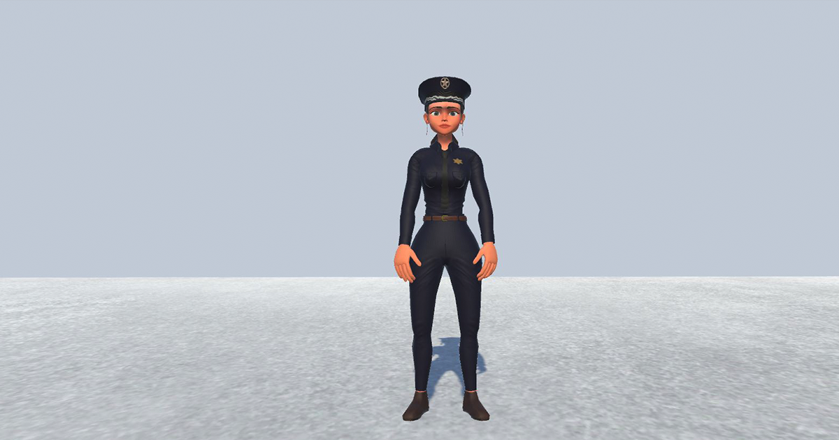 Female Police Avatar SA | 3D Humanoids | Unity Asset Store