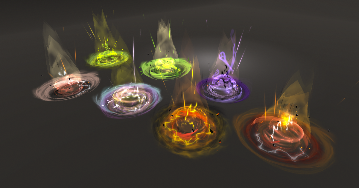 Unity Engine Power The Power Up and Charging Energy VFX | VFX Particles | Unity Asset Store
