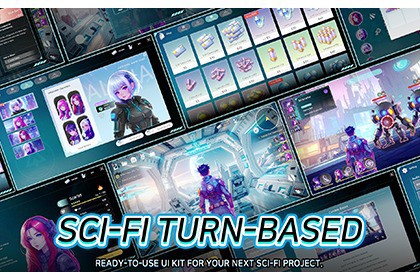 Sci-Fi Turn-Based UI