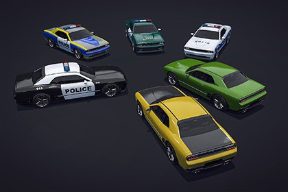 Muscle Car 1 (Driveable)