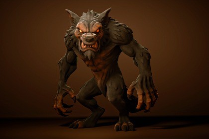 Werewolf- Game ready character