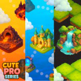 Game Menu UI Isometric Environment Pack 01