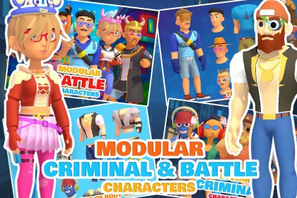 Stylized Characters - Battle and Criminal