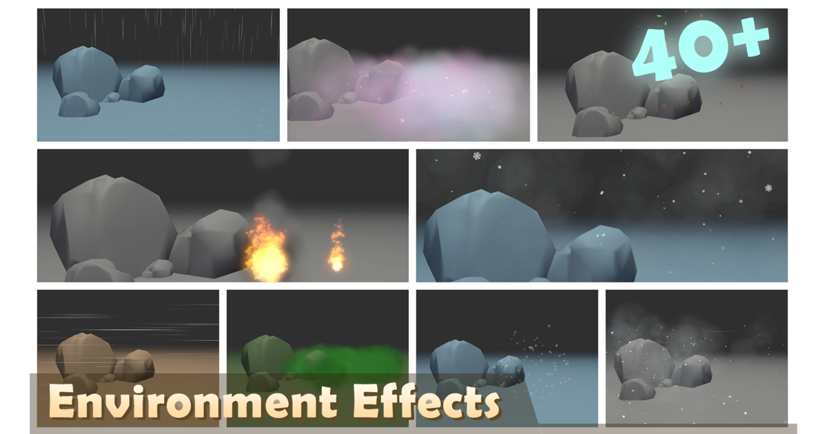 Unity Effects Package Fx Pack - Environment Effects | Environment | Unity Asset Store