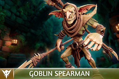 Stylized Goblin Spearman