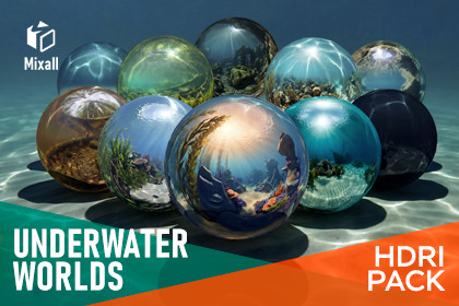 Underwater worlds - HDRI pack