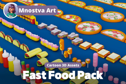 Cartoon Fast Food Pack