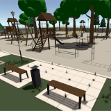 Low Poly Children's Playground Pack