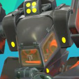 Robot Black with animation