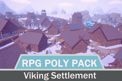 RPG Poly Pack - Viking Settlement