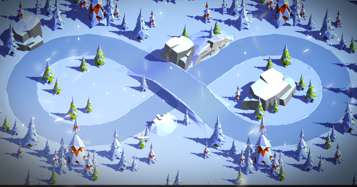 Unity Draw Snow Path LowPoly Track - Snow | 3D Roadways | Unity Asset Store