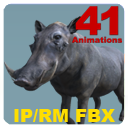 African Animal - Warthog (Full)