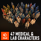 47 Medical & Lab Characters – Doctors, Patients, Scientists