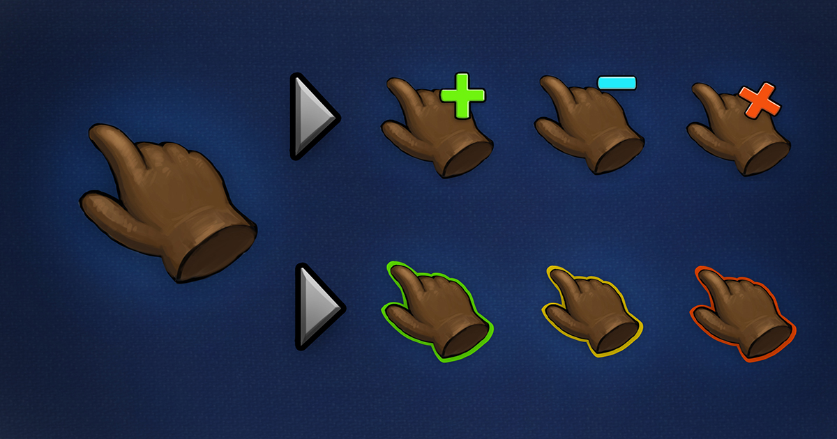 Fantasy Cursors | 3D Characters | Unity Asset Store