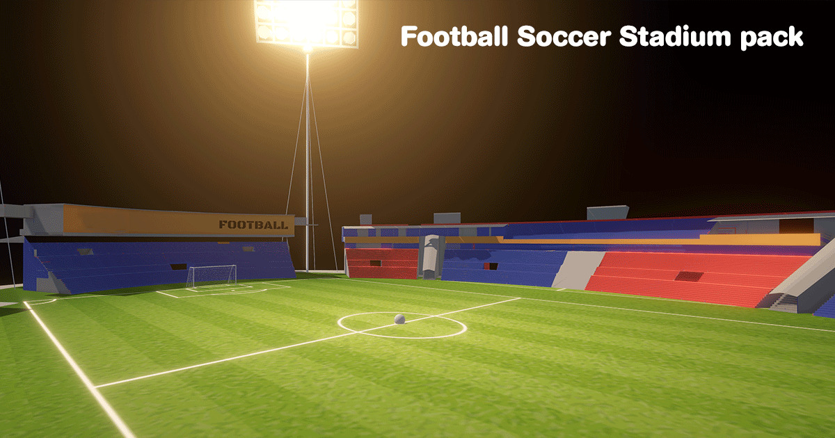 Football-Soccer Stadium For Games | 3D Environments | Unity Asset Store