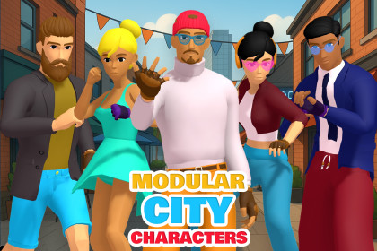 Stylized City Characters