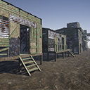 Modular Post Apocaliptic Buildings HDRP