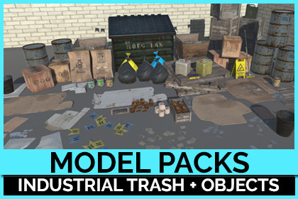 Debris & Trash Props Model Pack